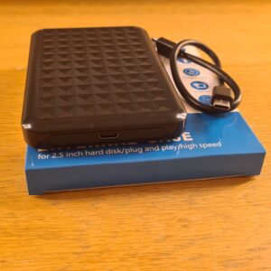 USB-kotelo 2,5" SATA-kiintolevylle, USB-C